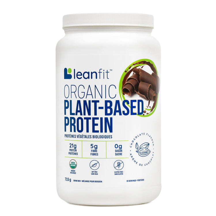 LEANFIT Organic Plant-Based Protein Chocolate Front