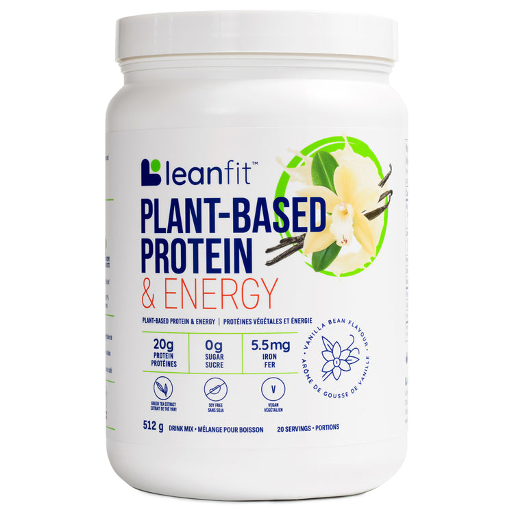 LEANFIT Plant-Based Protein & Energy Vanilla Front