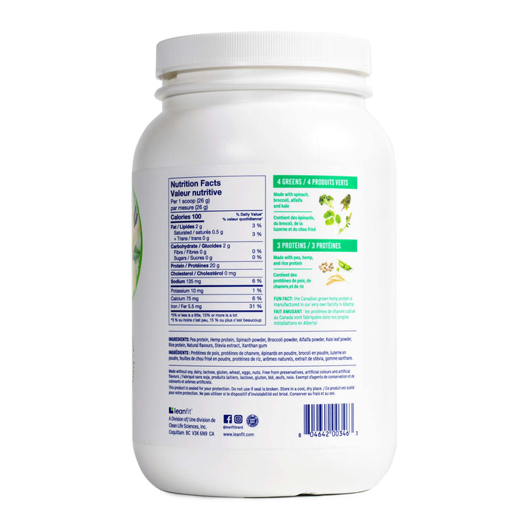 LEANFIT PLANT-BASED PROTEIN & GREENS™ Vanilla 1.2kg