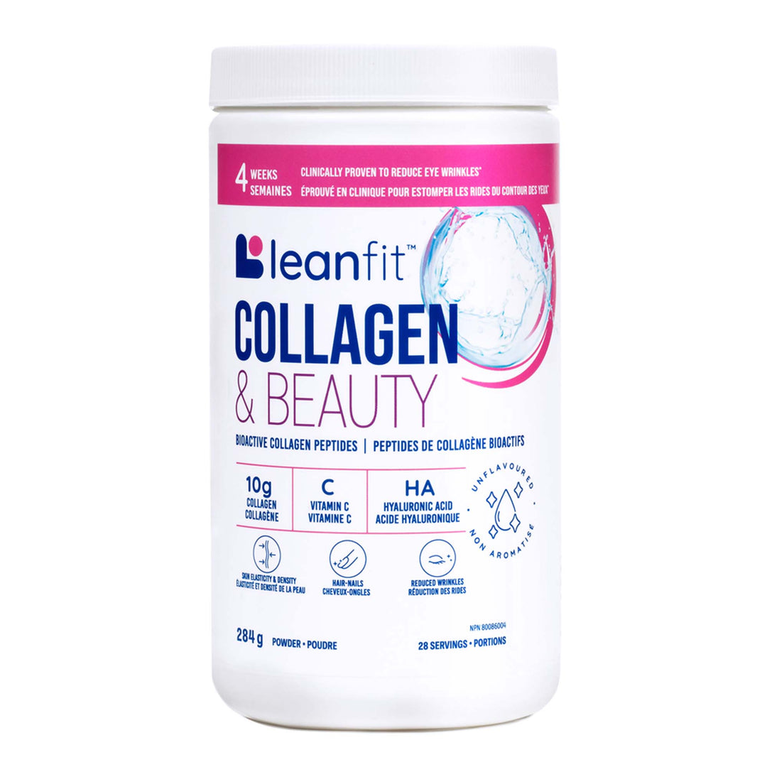 LEANFIT Collagen & Beauty Powder — Front Label.